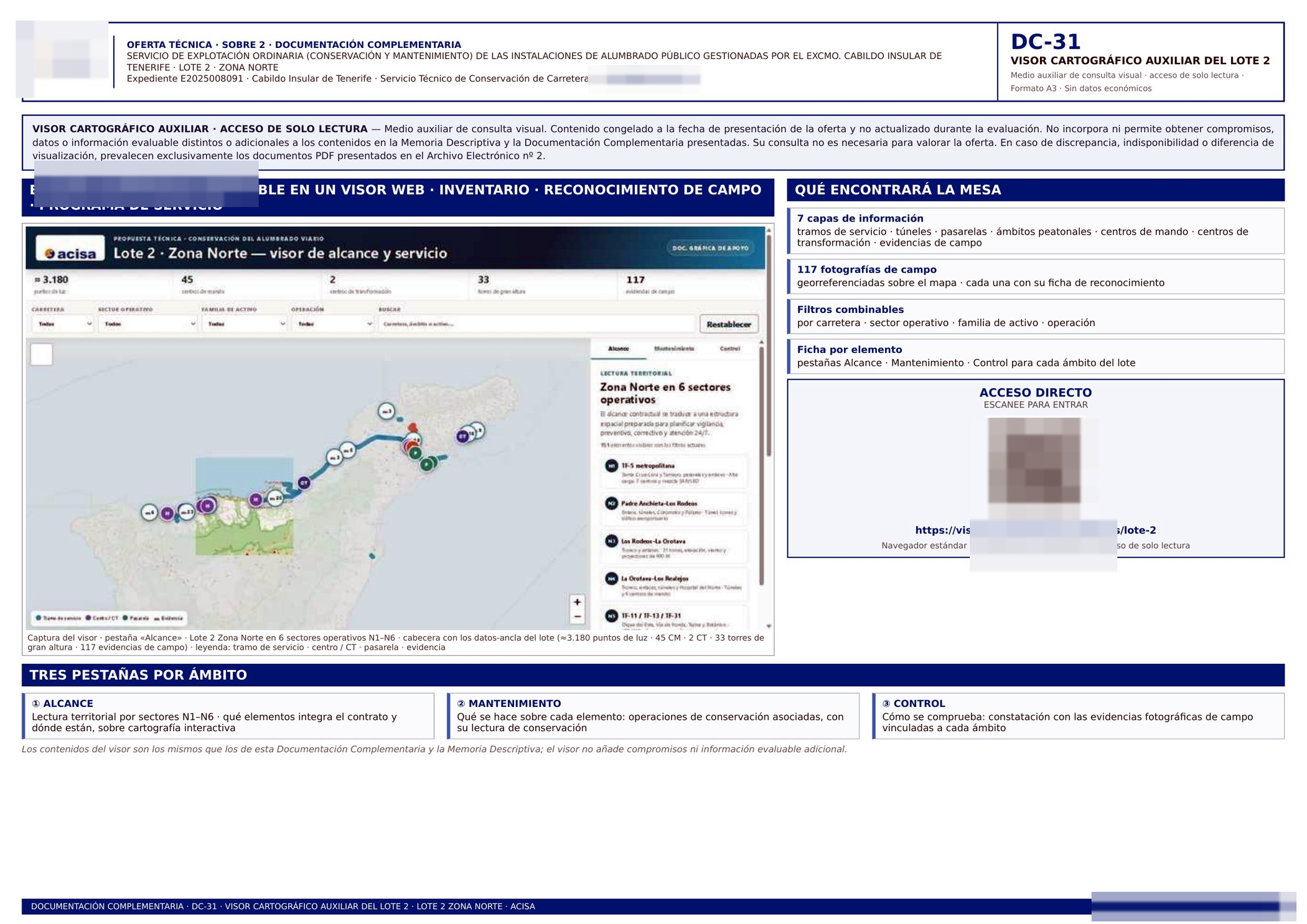 Visor cartográfico de inventario y mantenimiento