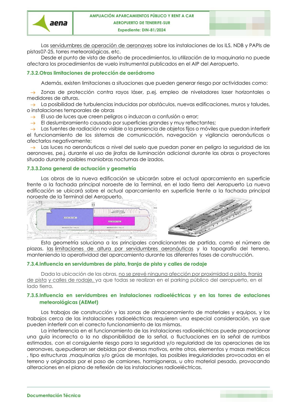 Análisis de servidumbres aeroportuarias